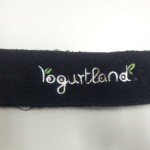 Headband with logo