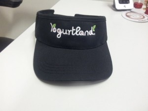Visor with logo