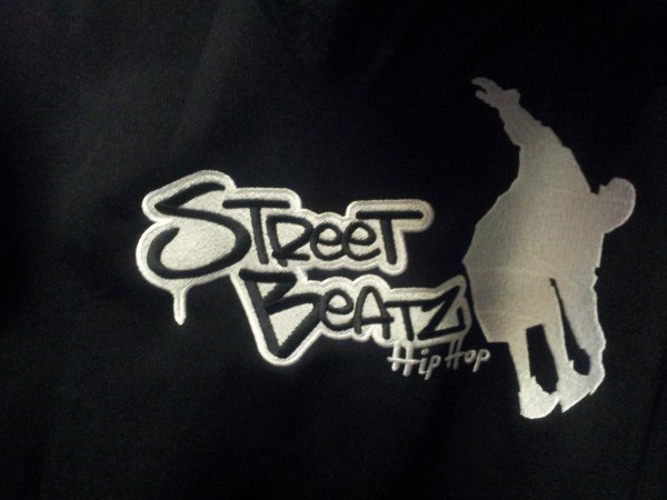 Back logo close up