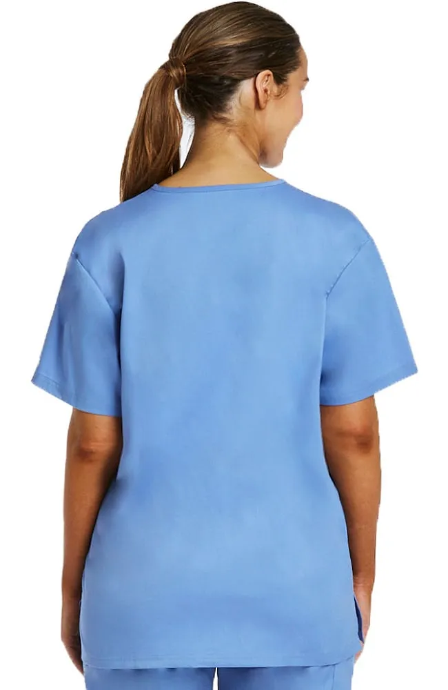 V-Neck Solid Unisex Scrub Top_7