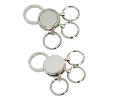Round Shaped Multi Metal Keyring_1