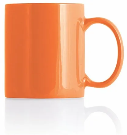 Orange Ceramic Mug White Inner_1