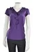 Ladies Cap Slv.ruffle Neck Knit Top_5