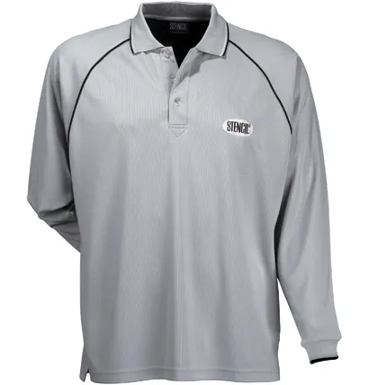 Mens Long Sleeved Cool Dry Polo_3