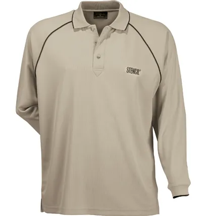 Mens Long Sleeved Cool Dry Polo_4
