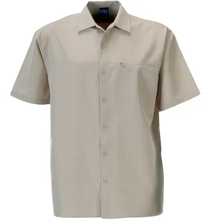 Mens Woven Short Sleeved Shirt_4