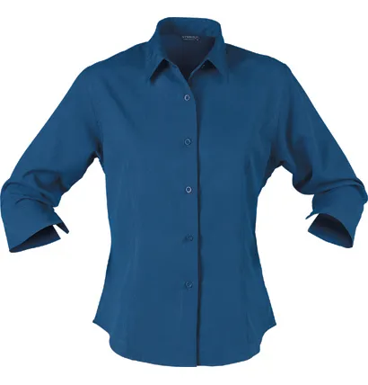 Ladies Woven 3/4 Sleeved Woven Shirt_3