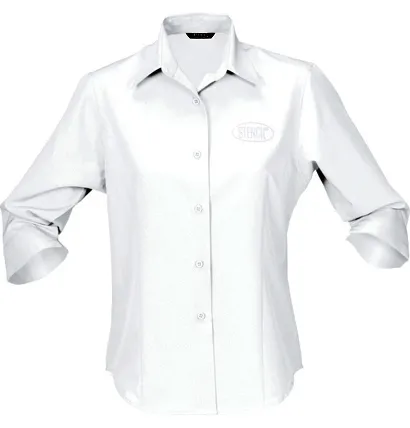 Ladies Woven 3/4 Sleeved Woven Shirt_4