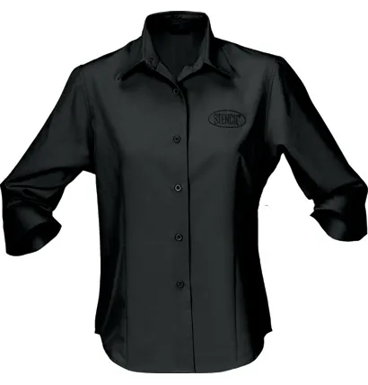 Ladies Woven 3/4 Sleeved Woven Shirt_6
