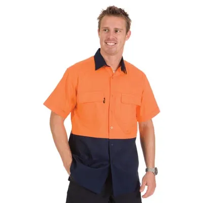 Hivis 3 Way Cool-breeze Cotton Shirtshort Sleeve_1