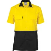 Hivis 3 Way Cool-breeze Cotton Shirtshort Sleeve_2