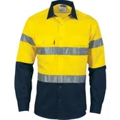 Hivis Cool-breeze Cotton Shirt With Generic R tapelong Sleeve_1