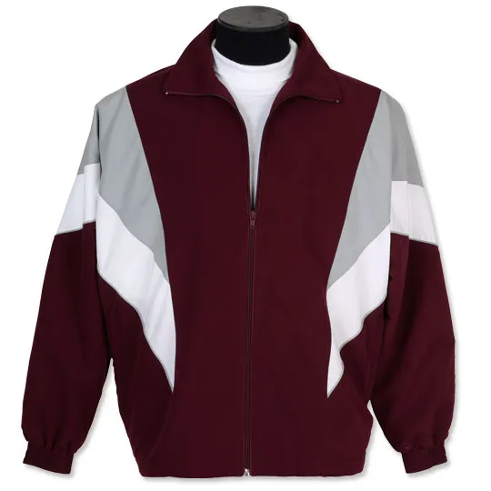 Hip Length Jacket With Contrast Panels And Piping_1