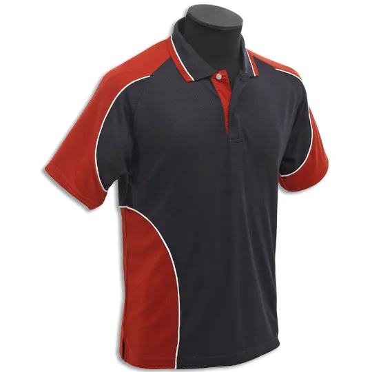 Micro Mesh Polo With  Body & Shoulder Panels_1