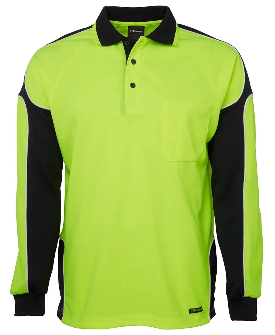 HI VIS L/S ARM PANEL POLO_1