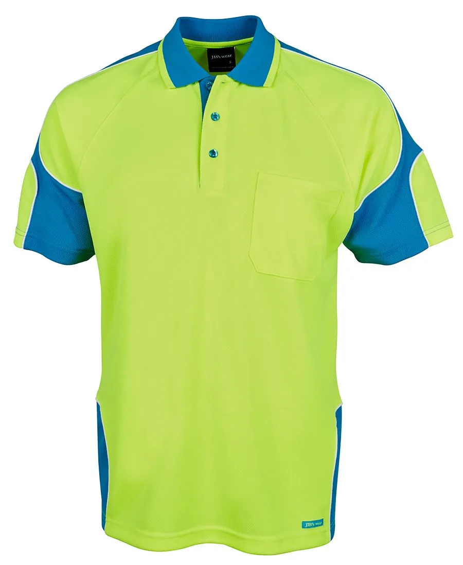 HI VIS S/S ARM PANEL POLO_1