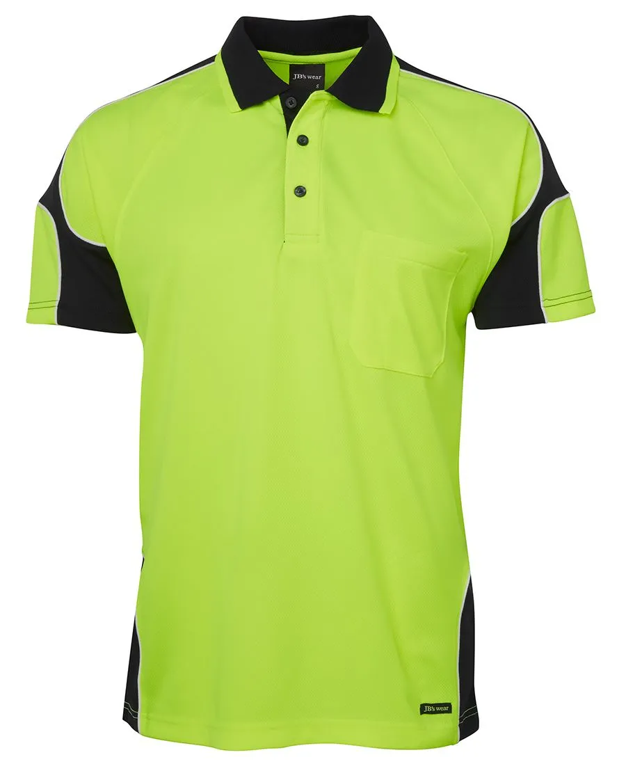 HI VIS S/S ARM PANEL POLO_24