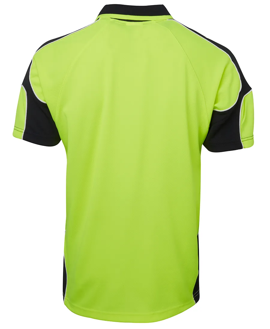 HI VIS S/S ARM PANEL POLO_26