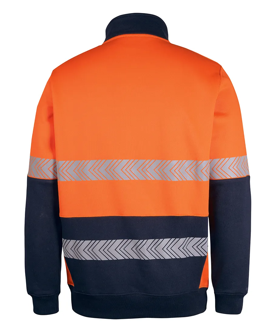 HI VIS 330G 1/2 ZIP SEGMENTED TAPE FLEECE_7