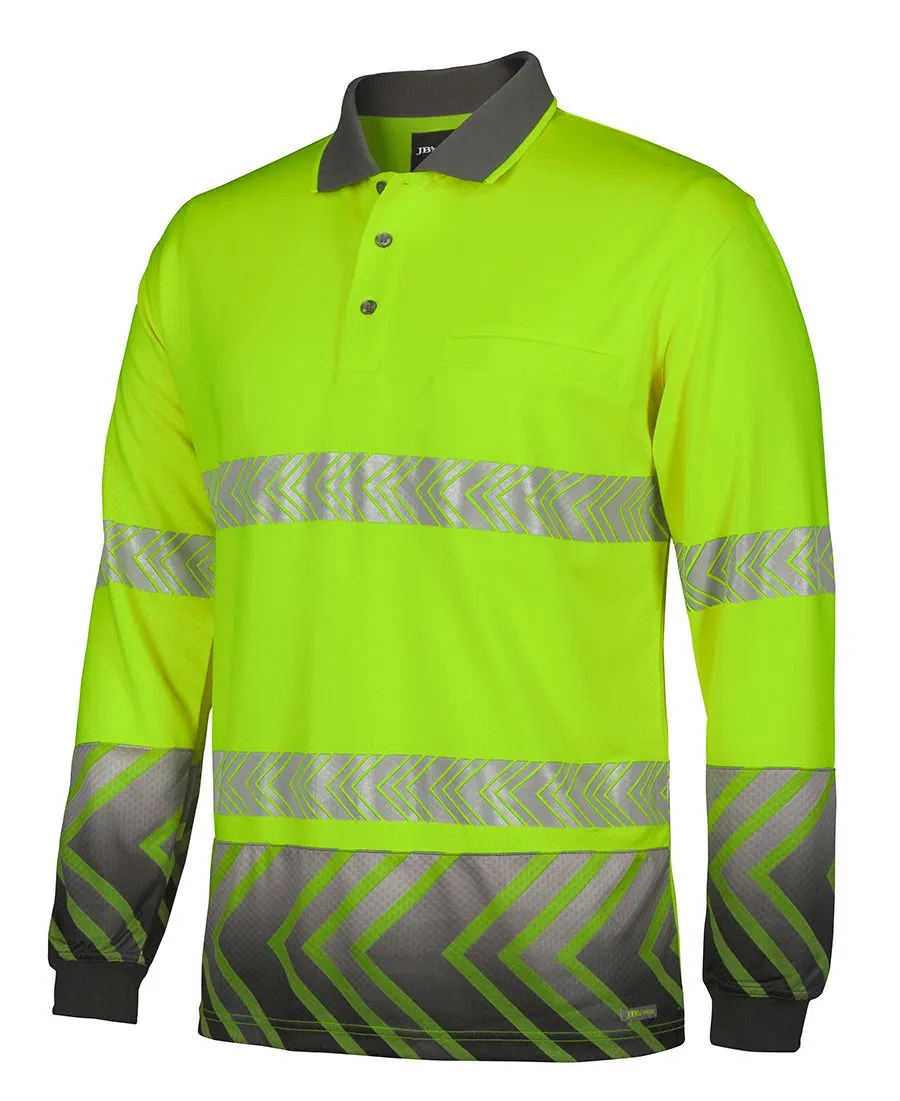 HI VIS L/S ARROW SUB POLO WITH SEGMENTED TAPE_2