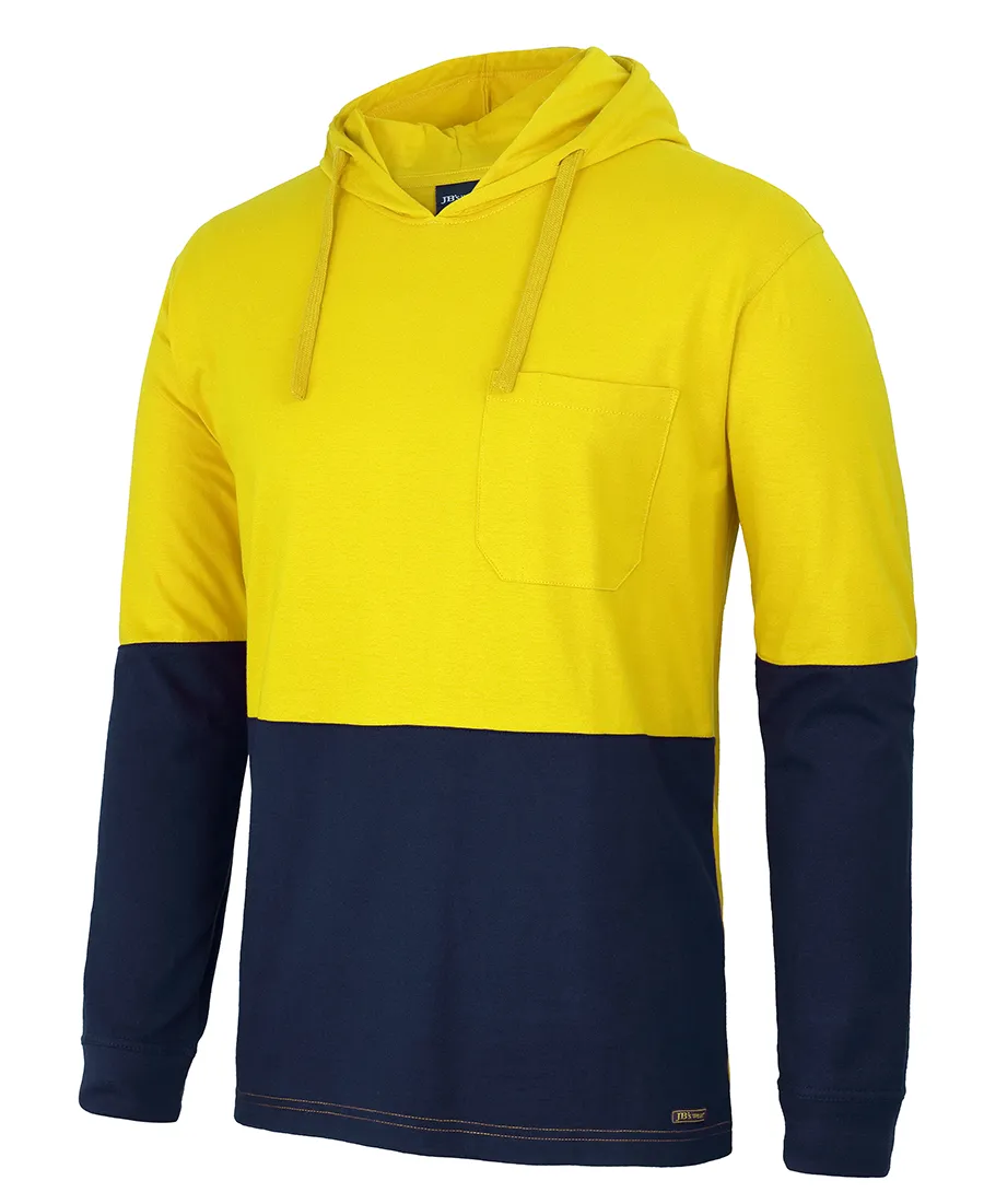 HI VIS L/S COTTON TEE WITH HOOD_9