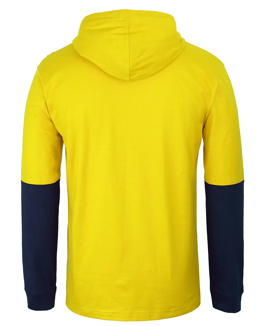HI VIS L/S COTTON TEE WITH HOOD_10