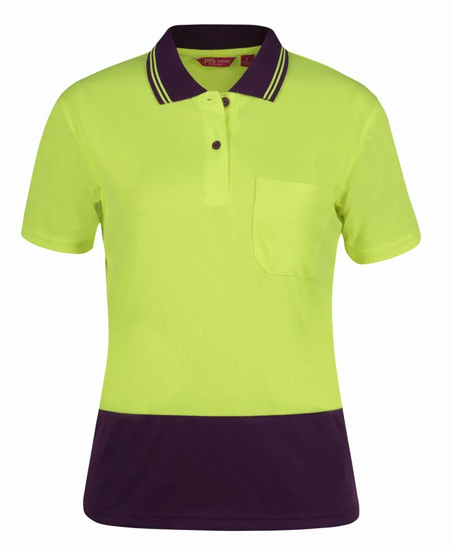 HI VIS LADIES S/S JACQUARD POLO_4
