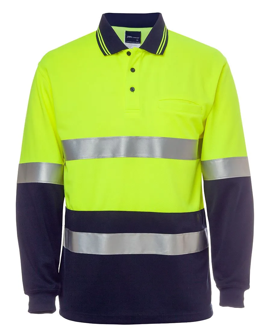 HI VIS L/S (D+N) COTTON BACK POLO_1