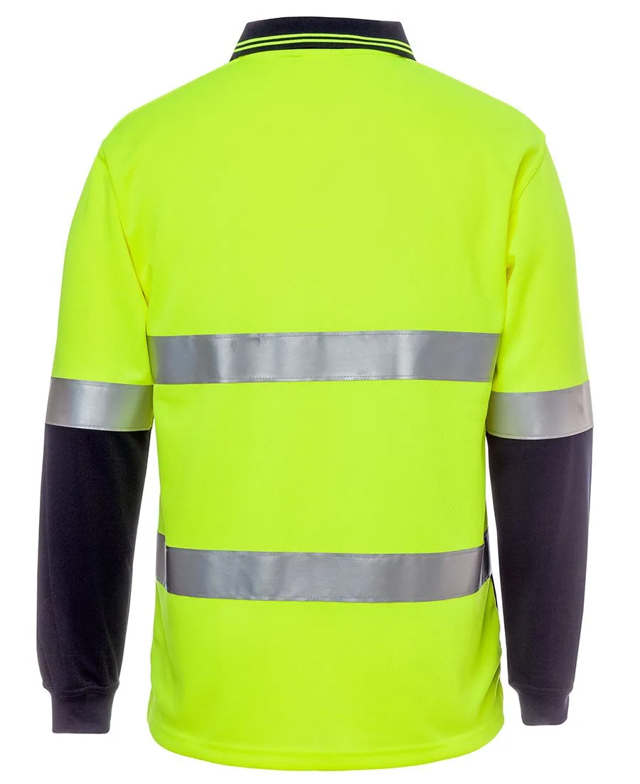HI VIS L/S (D+N) COTTON BACK POLO_3