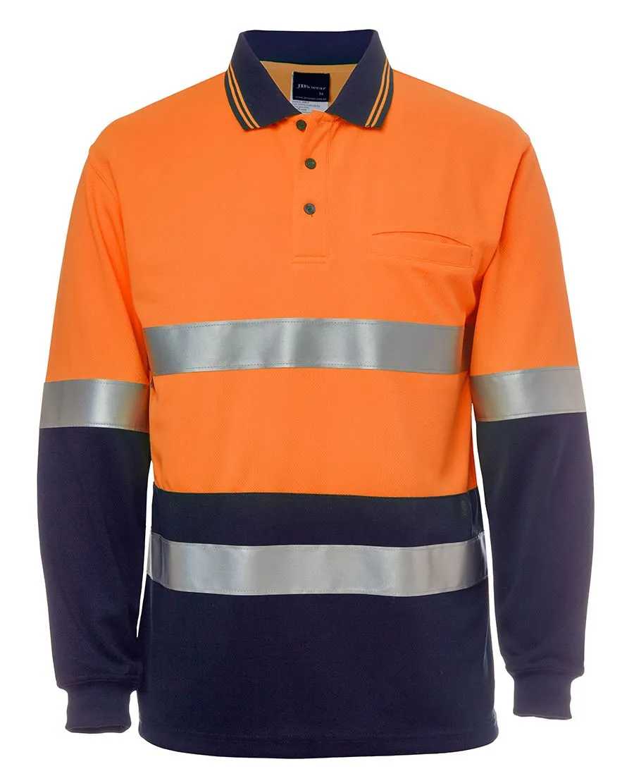 HI VIS L/S (D+N) COTTON BACK POLO_5