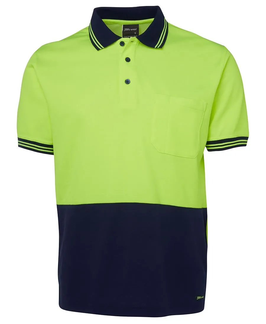 HI VIS S/S COTTON BACK POLO_8