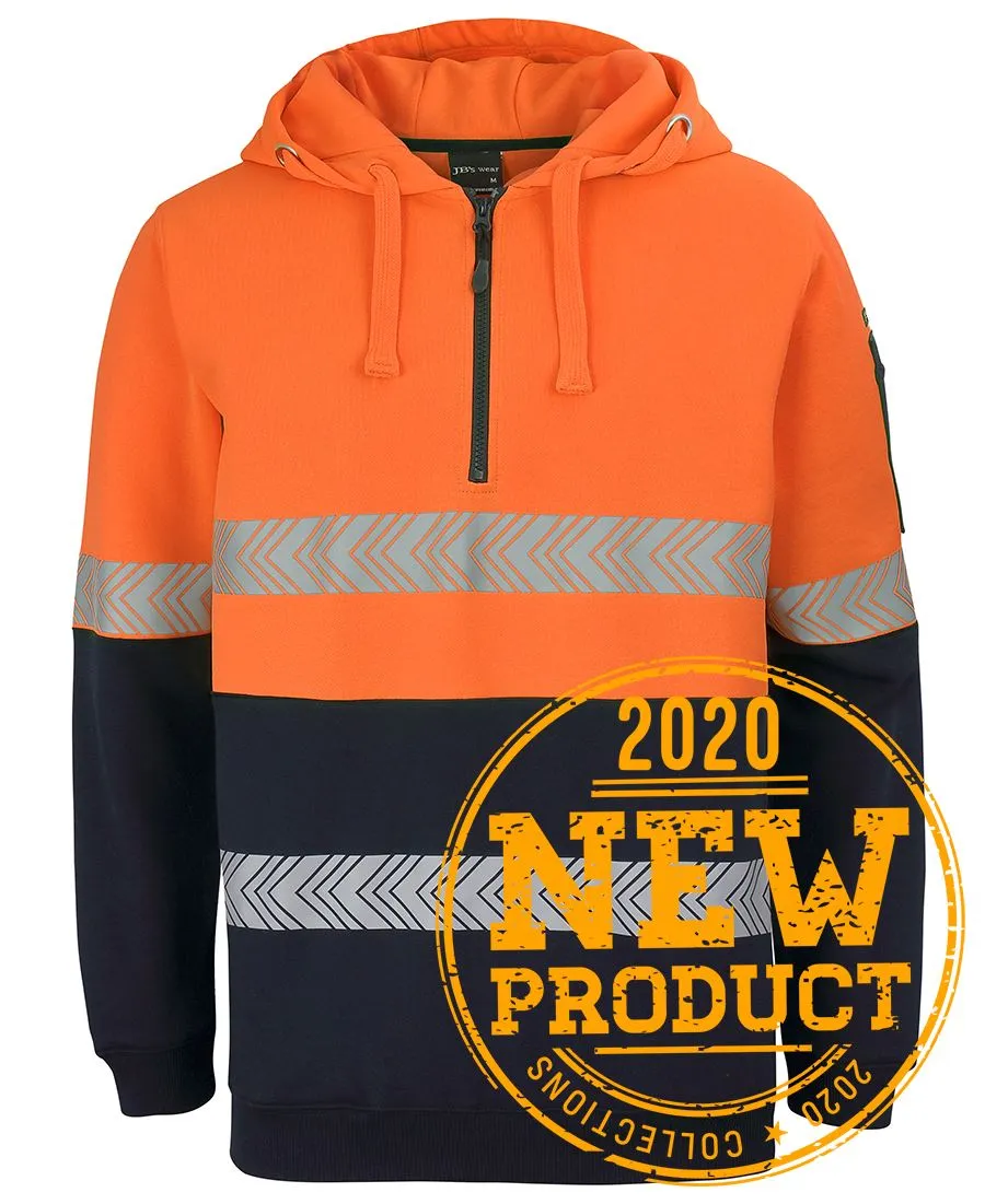 HI VIS 1/2 ZIP SEGMENTED TAPE HOODIE_7