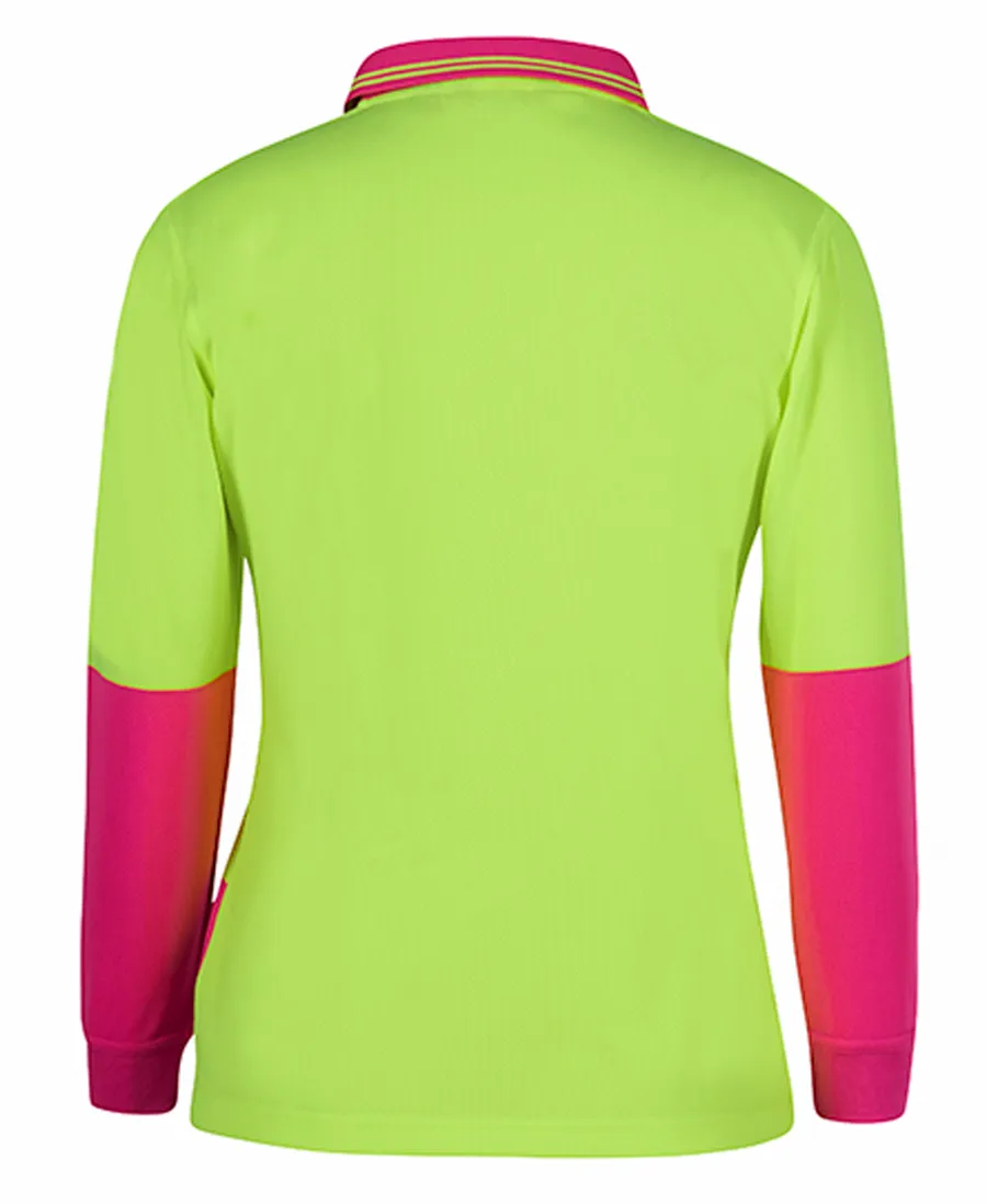 LADIES HI VIS L/S COMFORT POLO_6