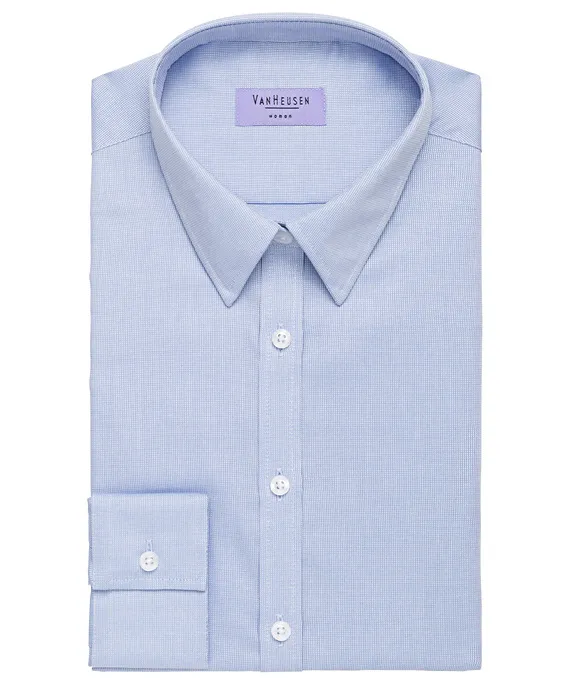 Cotton/polyester Dobby Herringbone Classic Fit Shirt_4