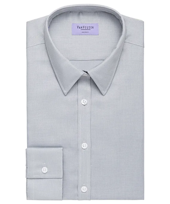Cotton/polyester Dobby Herringbone Classic Fit Shirt_5