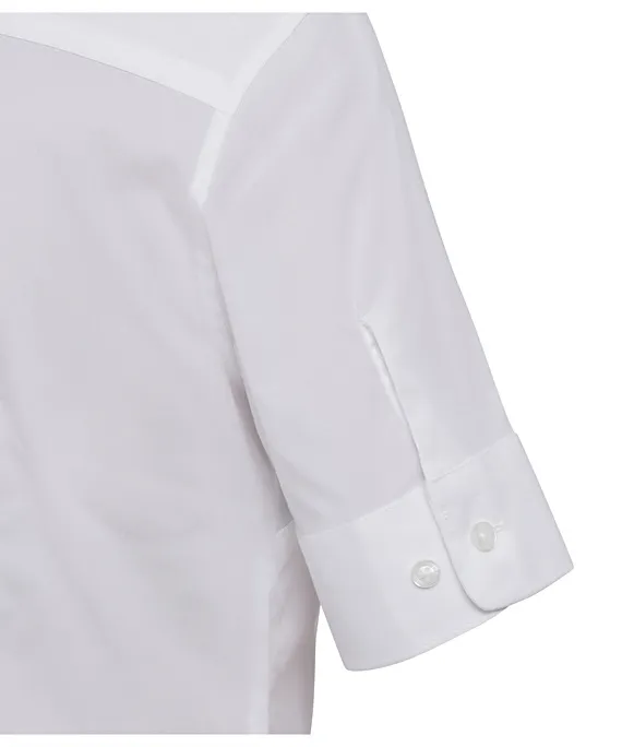 Cotton Stretch Poplin Short Sleeve Classic Fit Shirt_4