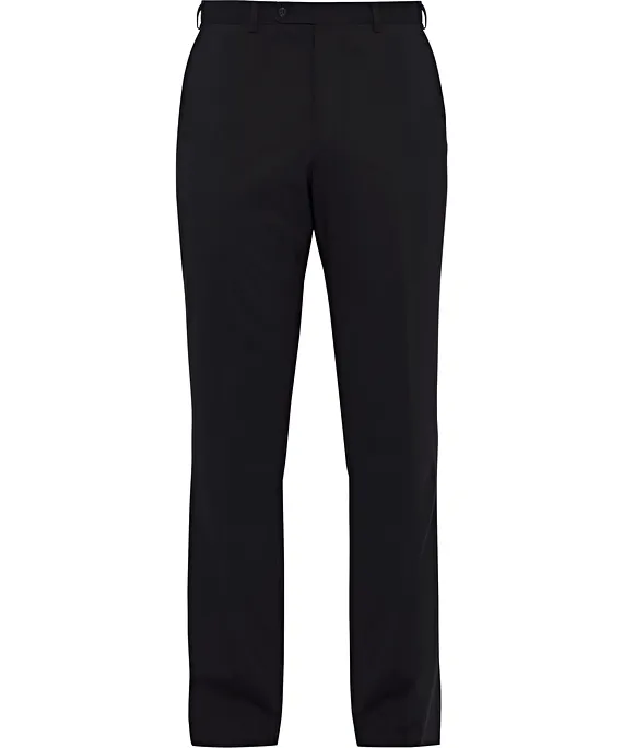 Stretch Wool Blend Plain Weave Suit Separate Trouser_3