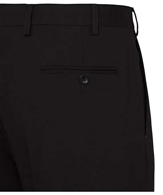 Stretch Wool Blend Plain Weave Suit Separate Trouser_4