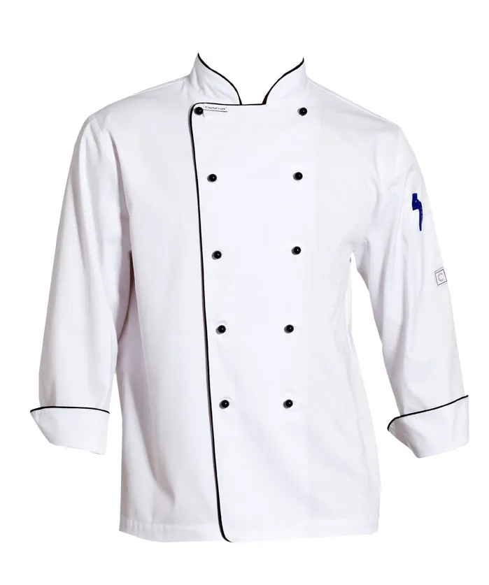 Executive Chefs Jacket With Pipping Long Sleeve_1