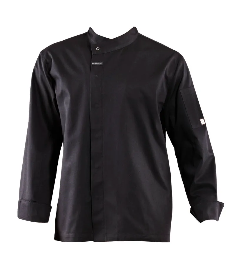 Unisex Tunic With Concealed Front Long Sleeve_1