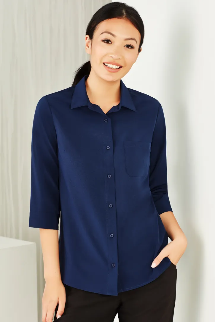 Womens Easy Stretch 3/4 Sleeve Shirt_9