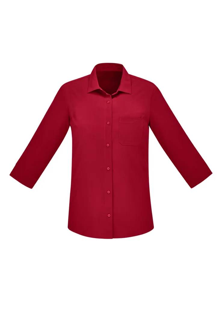 Womens Easy Stretch 3/4 Sleeve Shirt_25