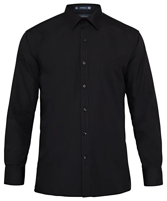 Cotton Polyester Poplin European Fit Shirt_1