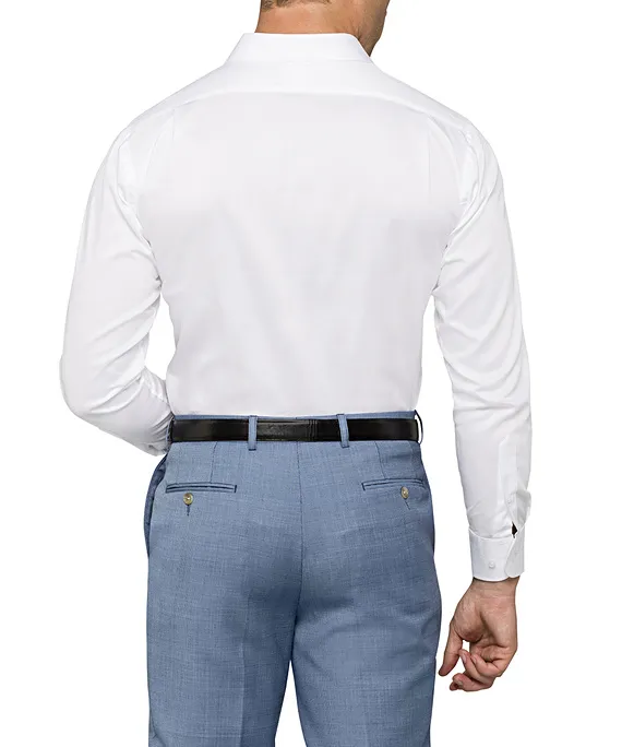 Mens European Tailored White Shirt_2