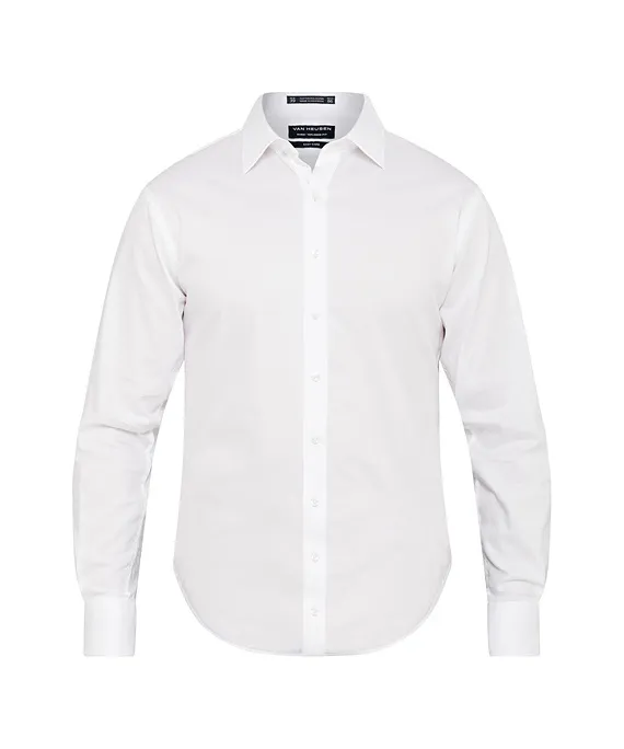 Mens European Tailored White Shirt_5