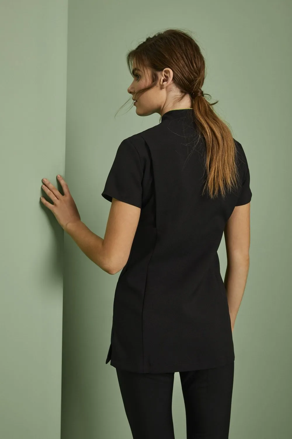 Asymmetrical Tunic With Piping_6