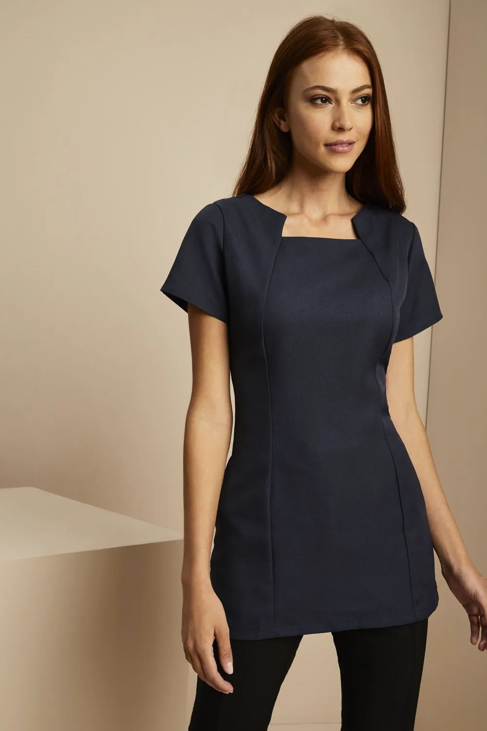 Essentials Shaped Neck Pocket Tunic_8