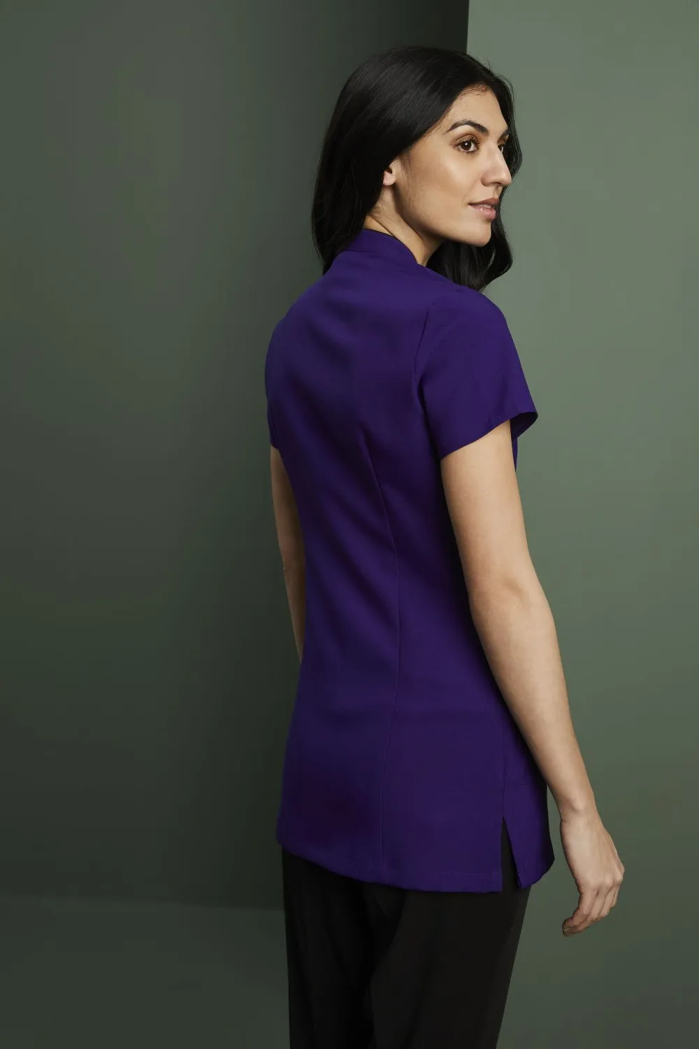 Womens Side Pocket Piped Detail Tunic_9