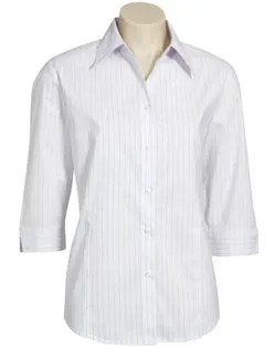 Ladies 3/4 Sleeve Stretch Manhattan Shirt_1