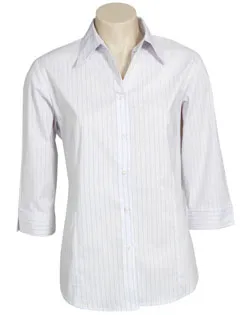 Ladies 3/4 Sleeve Stretch Manhattan Shirt_2